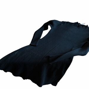 J. Crew Black Long Sleeve Dress